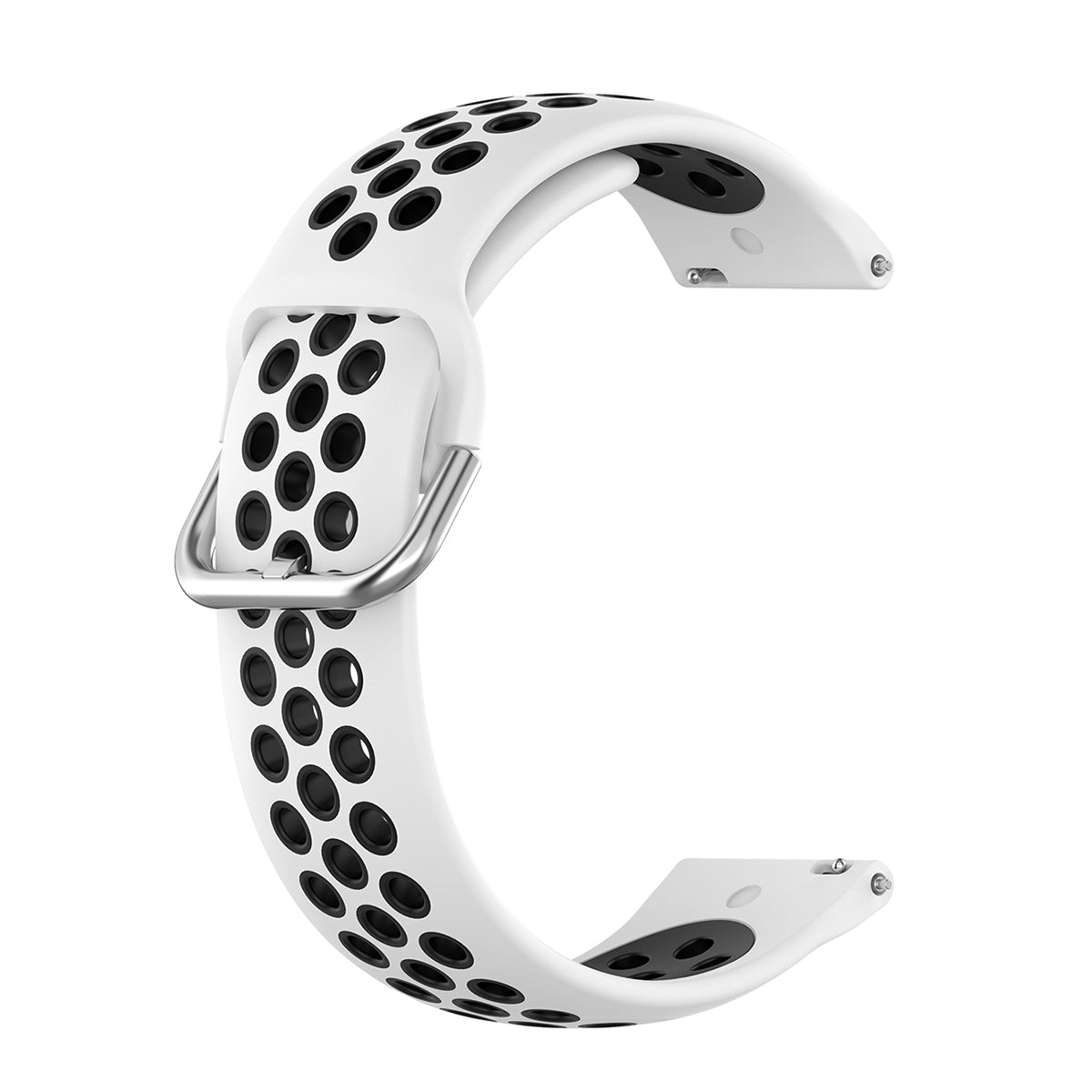 Dual Color Metal Buckle Adjustable Silicone Watch Band Strap 22mm for Huawei Watch 3 Watch 3 Pro Dual Color Metal Buckle Adjustable Silicone Watch Band Strap 22mm for Huawei Watch 3 Watch 3 Pro